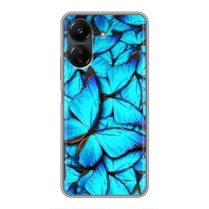 Силіконовий бампер з картинкою звірів для Xiaomi Redmi 13C (Крила метеликів)