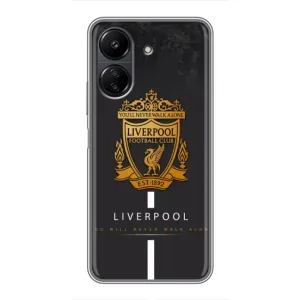 Силиконовые Чехлы принт Футбол на Xiaomi Redmi 13C (Liverpool)
