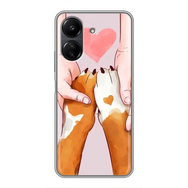 Чехол с рисунком «Любовь к собакам» для Xiaomi Redmi 13C Чехол с рисунком «Любовь к собакам» для Xiaomi Redmi 13C