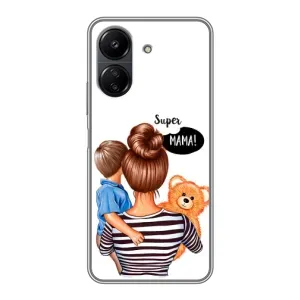 Чехлы для МАМЫ на Xiaomi Redmi 13C (Мама и сын)