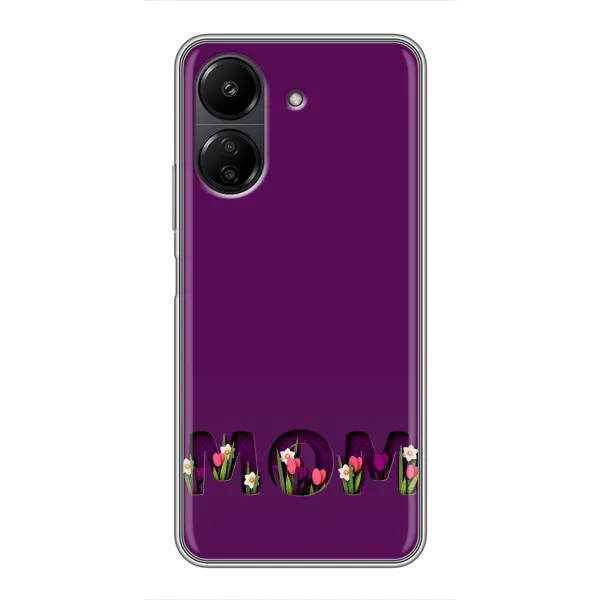 Чехол с рисунком «Мама с цветами» для Xiaomi Redmi 13C Чехол с рисунком «Мама с цветами» для Xiaomi Redmi 13C