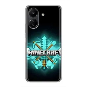 Чехол майнкрафт для Xiaomi Redmi 13C (MineCraft 2)