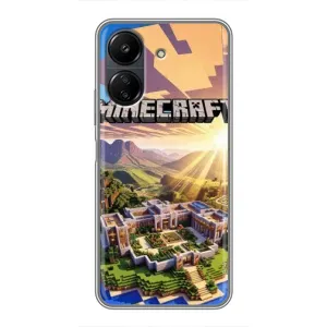 Чехол майнкрафт для Xiaomi Redmi 13C (MINECRAFT)