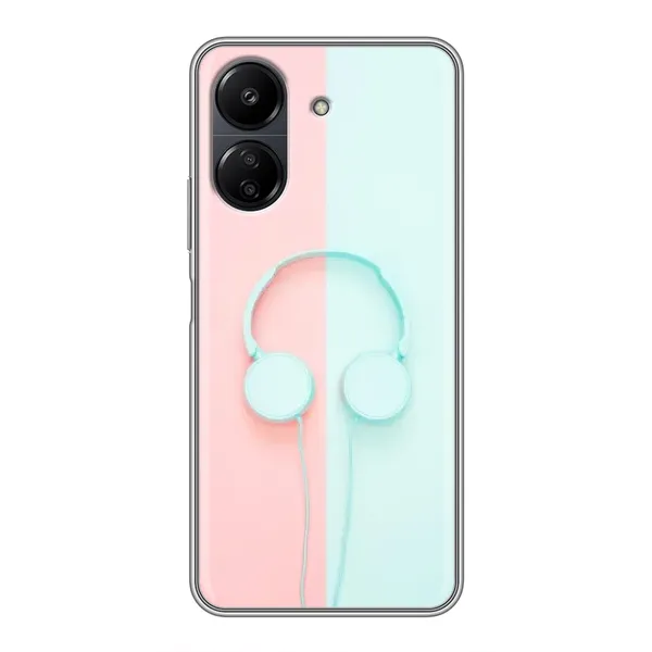 Чехол с рисунком «Наушники» для Xiaomi Redmi 13C Чехол с рисунком «Наушники» для Xiaomi Redmi 13C
