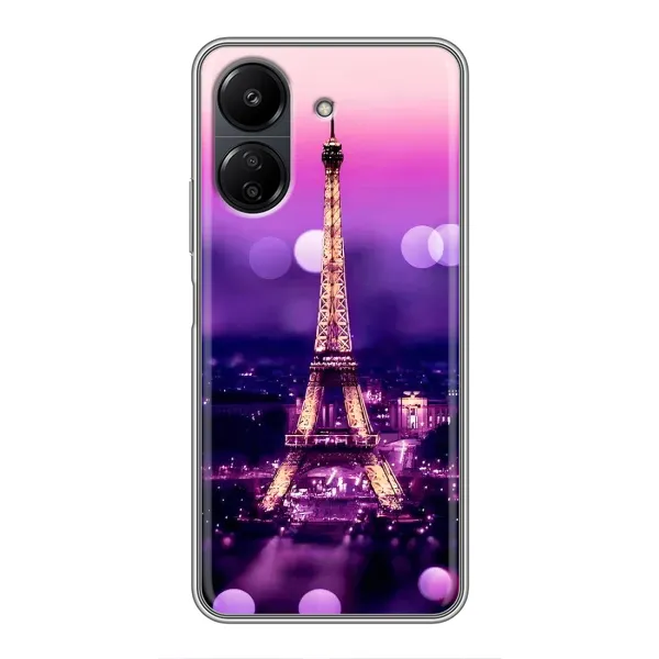 Чехол с рисунком «Париж башня» для Xiaomi Redmi 13C Чехол с рисунком «Париж башня» для Xiaomi Redmi 13C