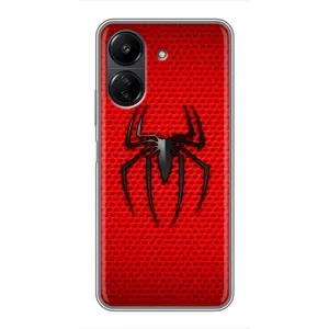 Чехол Супергерой Человека Паука на Xiaomi Redmi 13C (Паук марвел)