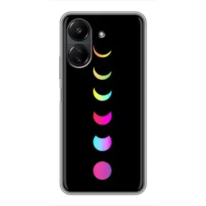 Чехол (ТПУ) с планетами на Xiaomi Redmi 13C (Полнолуние)