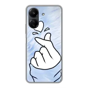 Чохол (Знак сердечка) для Xiaomi Redmi 13C (Серце знак)
