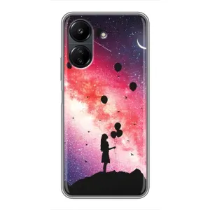 Силіконові Чохли Коханій людині для Xiaomi Redmi 13C (Кулі в небі)