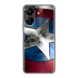 Чехол с Щитом Капитана Америки на Xiaomi Redmi 13C (Щит Капитана Америки)