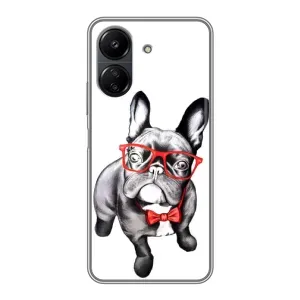 Бампер для Xiaomi Redmi 13C з картинкою "Песики" (В окулярах)