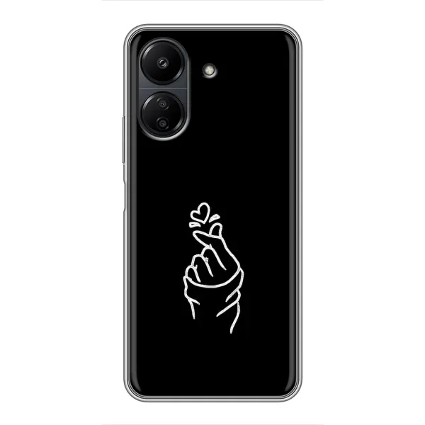 Чехол с рисунком «Знак Сердечка» для Xiaomi Redmi 13C