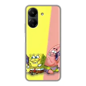 Чехлы с Патриком на Xiaomi Redmi 13C (Звонок)