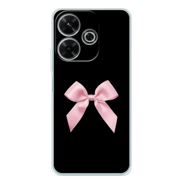Чехол с рисунком «Бант на черном» для Xiaomi Redmi 13x Чехол с рисунком «Бант на черном» для Xiaomi Redmi 13x