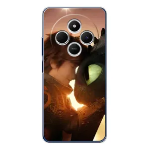Чехол дракон Беззубик для Xiaomi Redmi 14C (Беззубик и Иккинг)