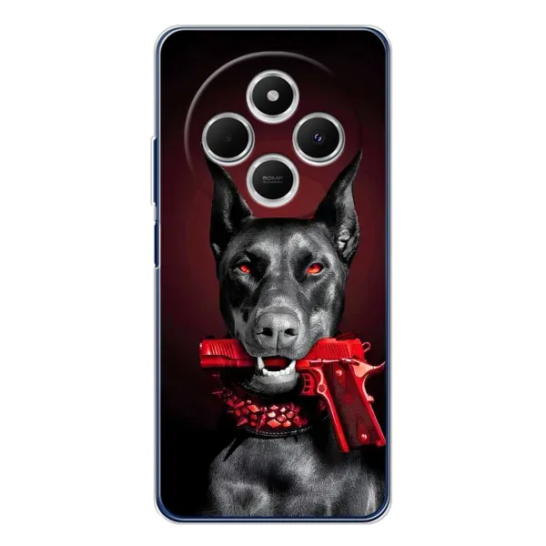 Чехол с рисунком «Доберман злой» для Xiaomi Redmi 14C Чехол с рисунком «Доберман злой» для Xiaomi Redmi 14C