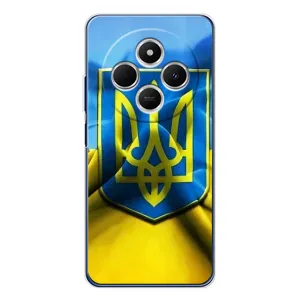 Чохол з картинкою (Патріотичний ГЕРБ) на Xiaomi Redmi 14C (Герб і Прапор України)