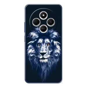 Чехол с картинкой на Xiaomi Redmi 14C (Лев - синий)