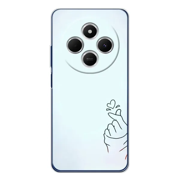 Чехол с рисунком «Сердце на голубом» для Xiaomi Redmi 14C Чехол с рисунком «Сердце на голубом» для Xiaomi Redmi 14C