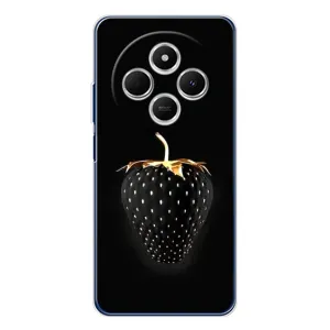 Чохол з зображенням смачної їжі для Xiaomi Redmi 14R 5G (Чорна полуниця)