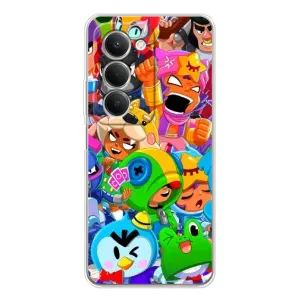 Силиконовый Чехол на Xiaomi Redmi 15 5G с картинкой Brawl Stars