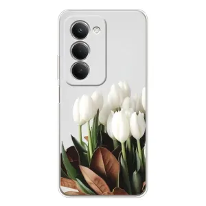 Чохли з картинкою (Тюльпани) на Модель телефона "Xiaomi Redmi 15 5G" українськими буквами та цифрами можна написати як: **Сяомі Редмі 15 5G**. (Букет тюльпанів)