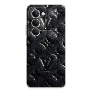 Текстурний Чохол Louis Vuitton для Модель телефона "Xiaomi Redmi 15 5G" українськими буквами та цифрами можна написати як: **Сяомі Редмі 15 5G**. (Чорний ЛВ)