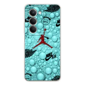 Силіконовый Чохол Nike Air Jordan на Модель телефона "Xiaomi Redmi 15 5G" українськими буквами та цифрами можна написати як: **Сяомі Редмі 15 5G**. (Джордан Найк)