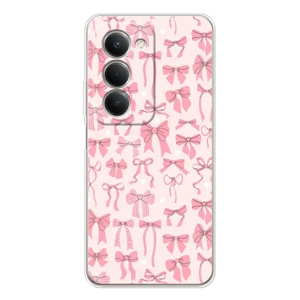 Чехол с рисунком «Фон бантики» для Xiaomi Redmi 15 5G Чехол с рисунком «Фон бантики» для Xiaomi Redmi 15 5G