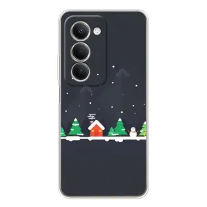 Силиконовый бампер на рождество для Xiaomi Redmi 15 5G (Город зимний)