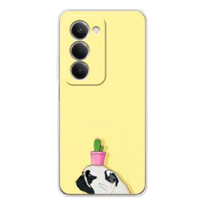 Бампер для Xiaomi Redmi 15 5G с картинкой "Песики" (Кактус на голове)