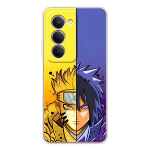 Купить Чохли на телефон з принтом Anime для Xiaomi Redmi 15 5G (Naruto Vs Sasuke)