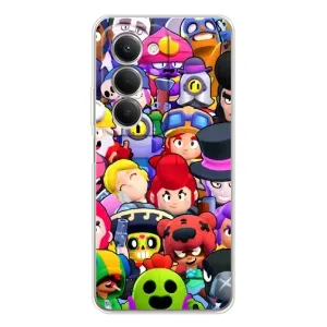 Силиконовый Чехол на Xiaomi Redmi 15 5G с картинкой Brawl Stars (Персонажи)