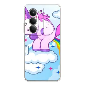 Чехол Unicorn на Xiaomi Redmi 15 5G (Радуга единорожка)