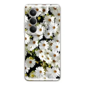 Чехол с ромашками на Xiaomi Redmi 15 5G (Рамка в ромашках)