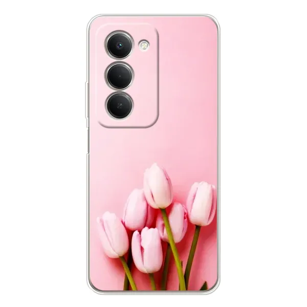 Чехол с рисунком «Розовые тюльпаны» для Xiaomi Redmi 15 5G Чехол с рисунком «Розовые тюльпаны» для Xiaomi Redmi 15 5G