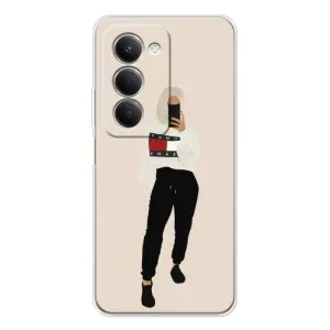 Силиконовый Чехол на Xiaomi Redmi 15 5G с картинкой Стильных Девушек (Стильная)