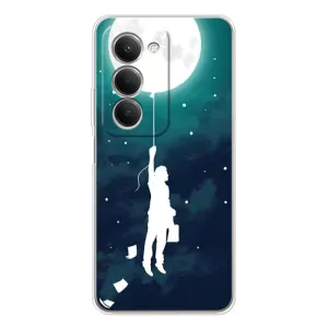 Чехол (ТПУ) с планетами на Xiaomi Redmi 15 5G (To The moon)