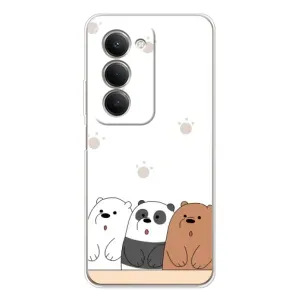 Чехлы с изображением разных животных для Xiaomi Redmi 15 5G (Удивленные медвеженки)