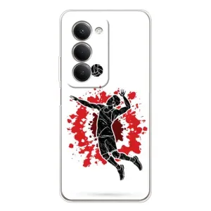 Чохли з прінтом Спортивна тематика для Xiaomi Redmi 15 5G (Волейболіст)