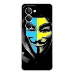 Чехол с Украинской символикой на Редми 15 (Анонимус патриот)
