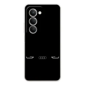 Силиконовый бампер с картинкой машины на Xiaomi Redmi 15 (Силует Audi)