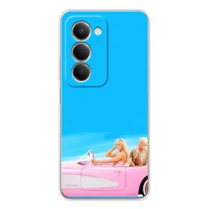 Силиконовый Чехол Барби Фильм на Xiaomi Redmi 15 (Барби и Кен)