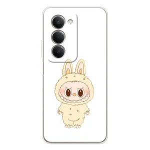 Чехол с принтом Лабубу для Xiaomi Redmi 15 (Бежевый Лабубу)