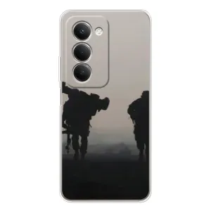 Чехлы на военную тематику для Xiaomi Redmi 15 (Бой солдат)