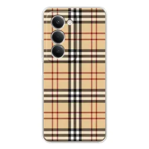 Чехол с Брендами одежды на Редми 15 (Burberry стиль)