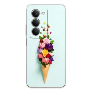 Чехлы с тематикой "ЦВЕТЫ" на Xiaomi Redmi 15 (Цветок-мороженное)