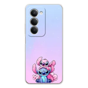 Чехол с рисунком Стич для Xiaomi Redmi 15 (Энджл и Стич)