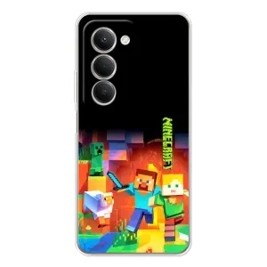 Чохли для Xiaomi Redmi 15 (Персонажі МайнКрафт) (Герой Майнкрафт)