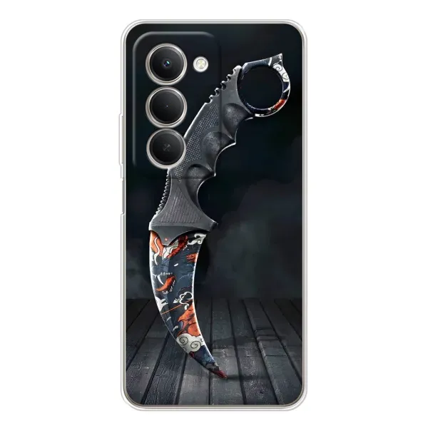 Чехол с рисунком «Кинжал КС ГО» для Xiaomi Redmi 15 Чехол с рисунком «Кинжал КС ГО» для Xiaomi Redmi 15